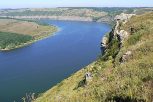 Субіч, панорама Дністра